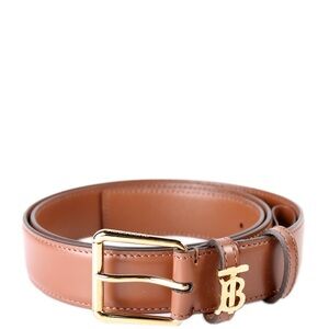 Burberry Mini TB Logo Leather Belt